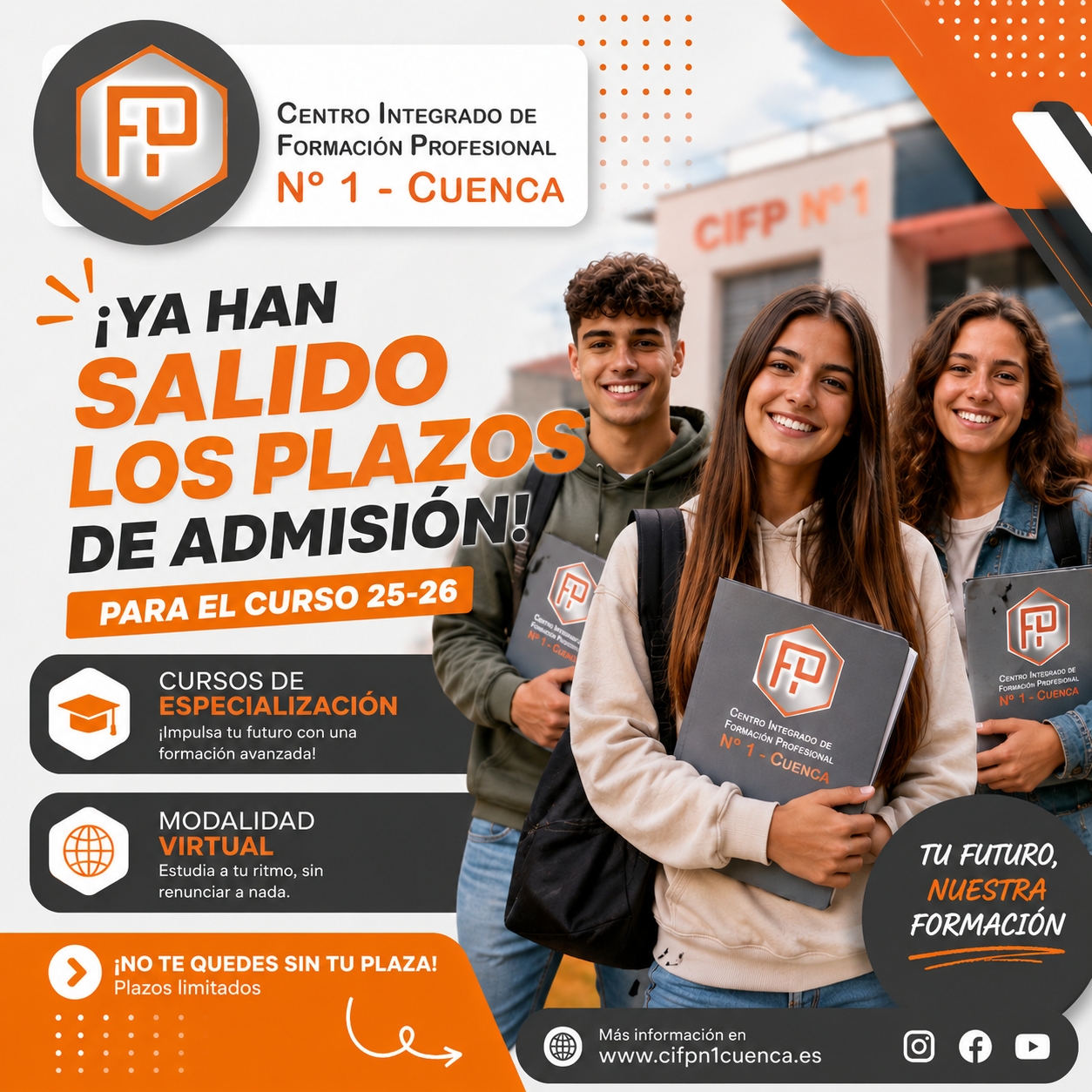 ADMISIÓN CURSOS DE ESPECIALIZACIÓN Y MODALIDAD VIRTUAL