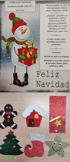 COMIDA DE NAVIDAD EN LA RESIDENCIA CIFP Nº1