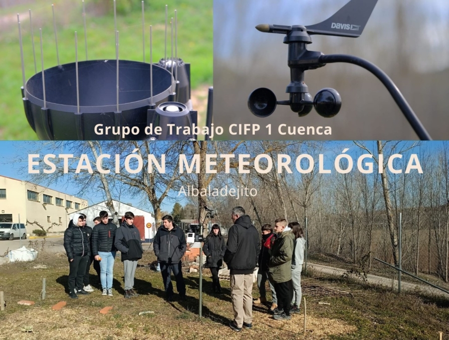 Web de difusión de la base de datos, creada por el GRUPO DE TRABAJO “Utilización pedagógica de una estación meteorológica cercana” del CIFP nº1