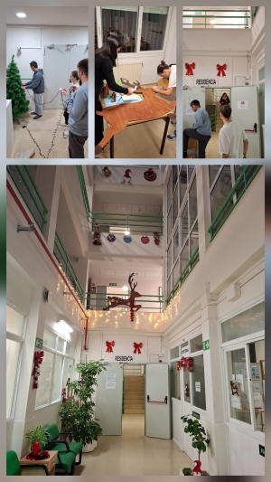 Decoraci&oacute;n navide&ntilde;a de la Residencia