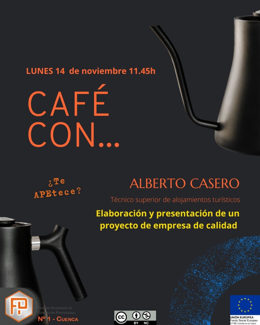 Empezamos con el ciclo de encuentros &quot;Café con...&quot; del curso 22-23