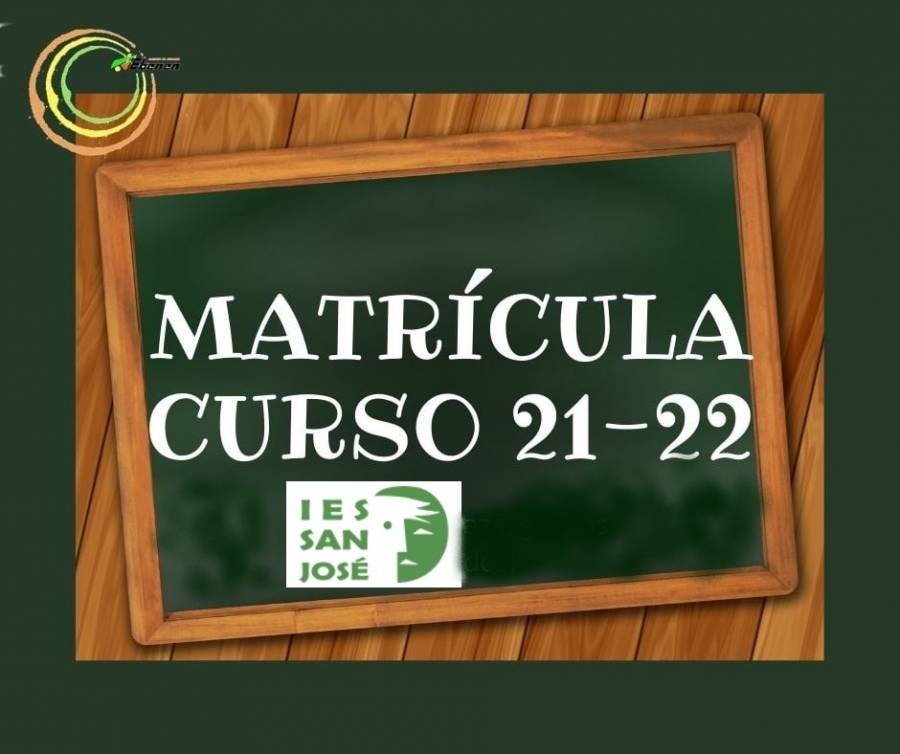 Matriculación para el curso 2021-2022